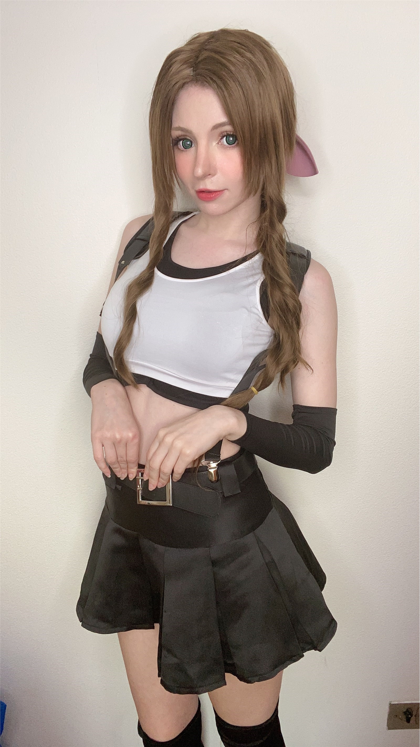 cos Peach milky - Aerith Tifa Swap(66)